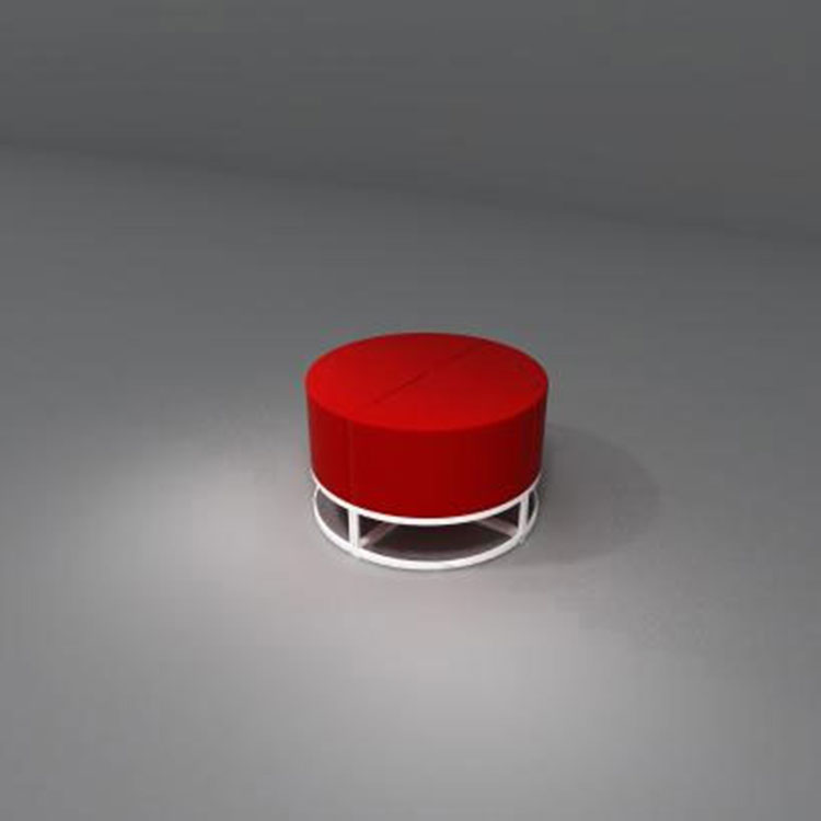 тапицирана табуретка с място за съхранение